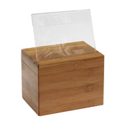 Oceanstar Bamboo Recipe Box with Divider RB1408