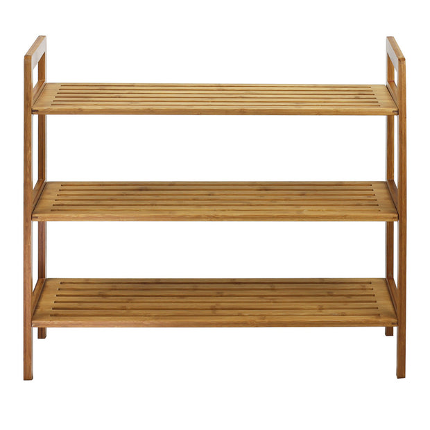 mDesign 3-Tier Bamboo Shelf