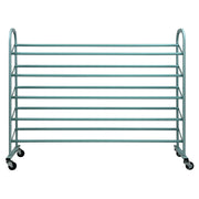 Oceanstar 5-Tier Metal Shoe Rack, Turquoise