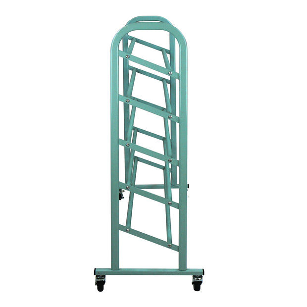 Oceanstar 5-Tier Metal Shoe Rack, Turquoise