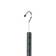 Oceanstar 2-Tier Portable Adjustable Closet Hanger Rod, Black ACR1545B