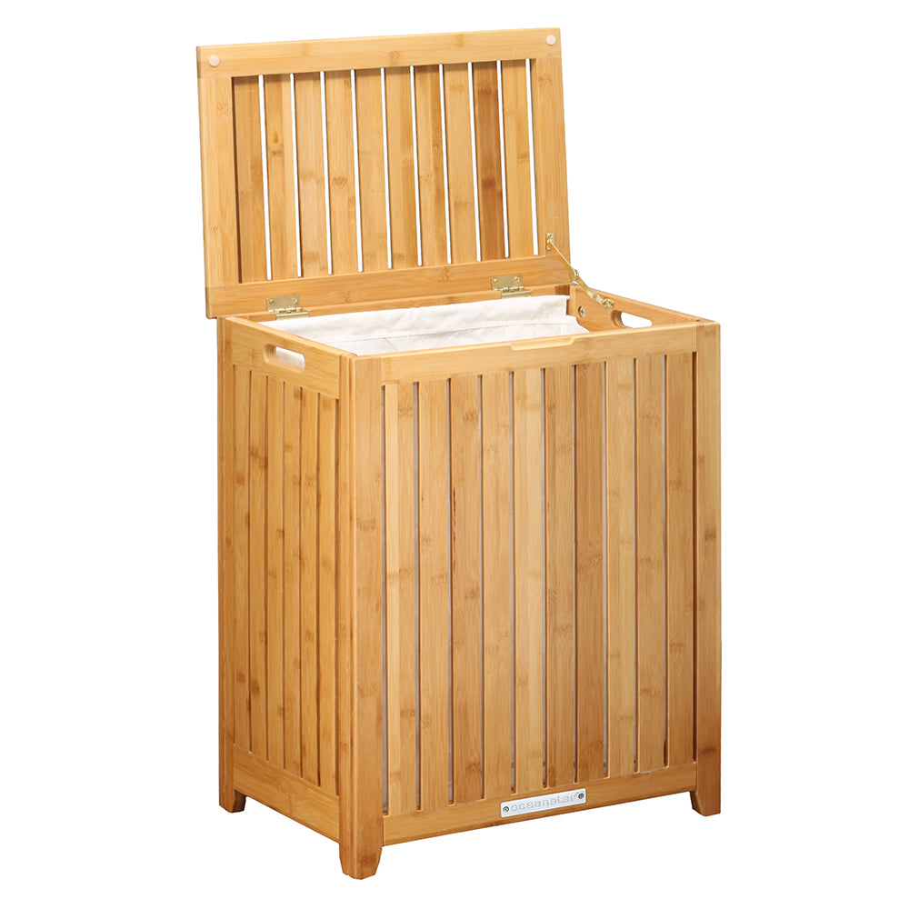 Oceanstar HPL Bamboo Laundry Hamper BRH1248