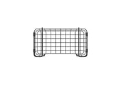 Oceanstar Stackable Metal Wire Storage Basket Set for Pantry, Countertop, Kitchen or Bathroom – Black, Set of 3