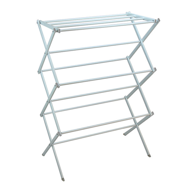 Oceanstar 3-Tier Foldable Drying Rack, White