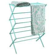 Oceanstar 3-Tier Foldable Drying Rack, Turquoise