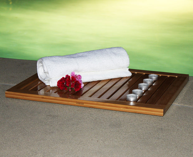 Oceanstar Bamboo Floor and Shower Mat FM1163