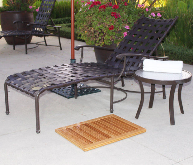 Oceanstar Bamboo Floor and Shower Mat FM1163