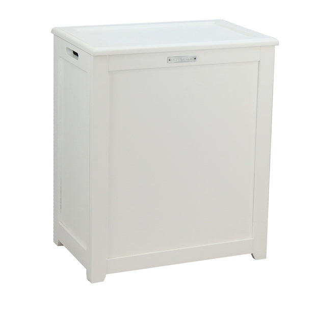 Oceanstar Storage Laundry Hamper, White