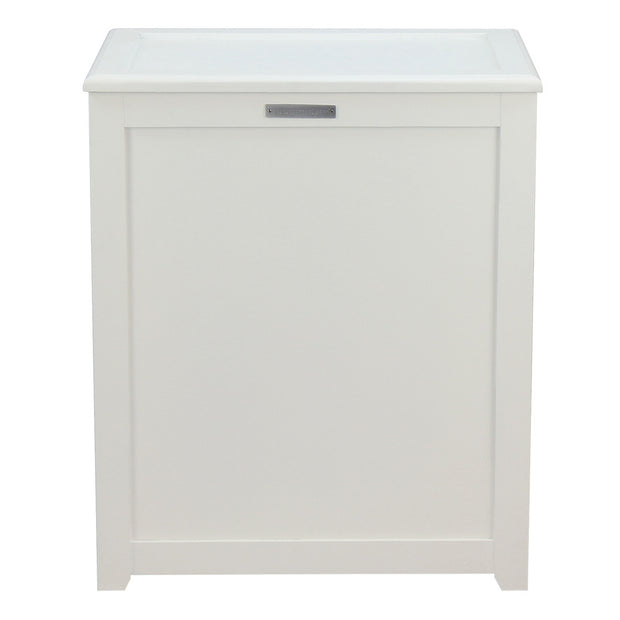 Oceanstar Storage Laundry Hamper, White