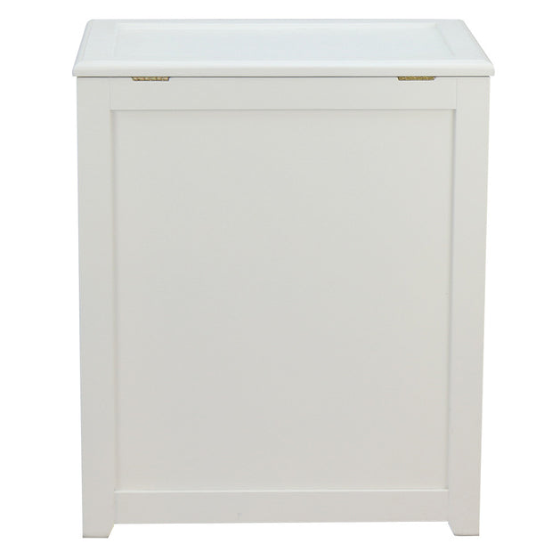 Oceanstar Storage Laundry Hamper, White