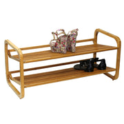 Oceanstar 3-Tier HPL Bamboo Shoe Rack, Natural