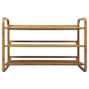 Oceanstar SR1231 3-Tier HPL Bamboo Shoe Rack