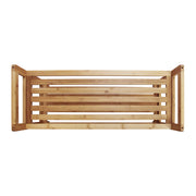 Oceanstar 2-Tier HPL Bamboo Shoe Rack