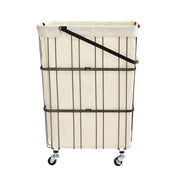 Oceanstar Mobile Rolling Storage Laundry Basket Cart with Handle WLS1736